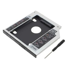 Disco rigido universale 9,5 mm SATA 2nd SSD HDD caddy per CD / DVD-ROM ottico IT
