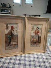 Acquerelli dipinti antichi 800 - acquerelli,