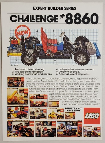 Pubblicità rivista 1981 lego - pubblicità,