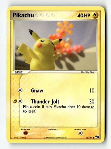 Pokemon card pikachu pop - card,