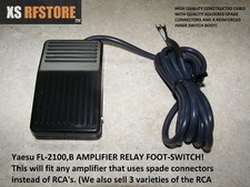 YAESU FL-2100/ B/F AMPLIFICATORE RELÈ INTERRUTTORE A PEDALE! HEAVY DUTY6' SPEDIZIONE GRATUITA ECONOMICA!