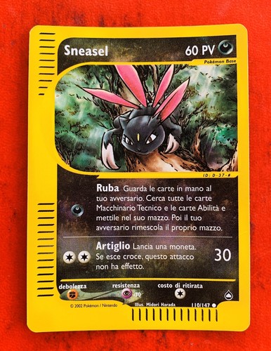 Lotto carte pokemon aquapolis - lotto,