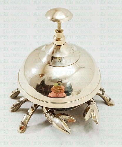 Campanello scrivania ottone