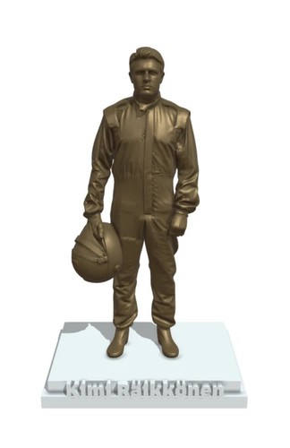 Statua kimi raikkönen 25 - statua, f1