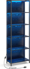 Scaffale a 6 Ripiani con Luce