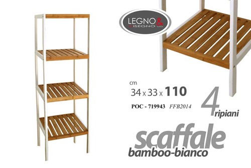 Scaffale ripiani bagno - 4,
