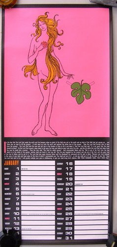 Calendario donna perenne 1965