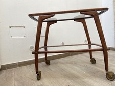 CARRELLO PORTAVIVANDE PORTABOTTIGLIE ANNI 60 cesare lacca, 2 RIPIANi