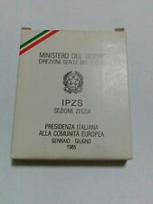 Repubblica Presidenza Italiana Alla Comunita Europea 500 Lire Arg 