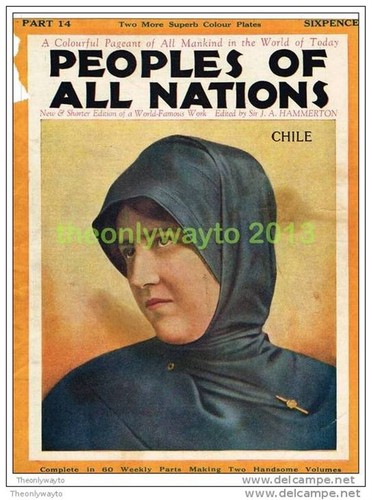 Giovane donna del cile - giovane,