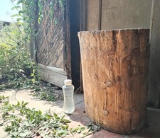 Ceppo Albero kg.30 ! NATURALE Sgabello Tavolino Base Supporto Decorazione Tronco