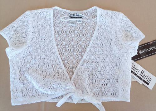 Cardigan vintage bianco