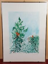 GIOVANNI OMICCIOLI (1901-1975) QUADRO LITOGRAFIA OPERA GRAFICA CON CORNICE RARA