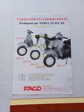 FACO parafango anteriore Vespa T5 - PK XL anni 80 depliant originale