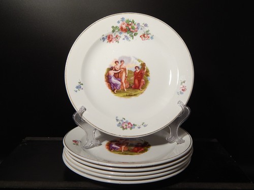 Antico set piatti dessert - 6,