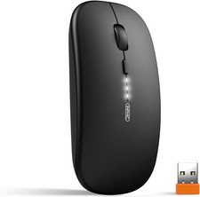 Mouse wireless ricaricabile