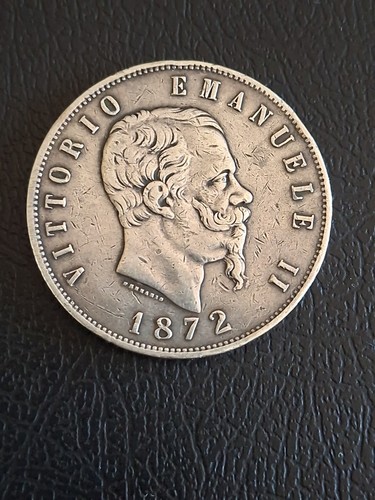 Moneta lire 1872 - da, –