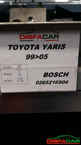 Centralina abs toyota yaris - abs,