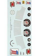 DECALCOMANIA RICAMBIO 1/6 HARLEY DAVIDSON FLH1200 AMF per TAMIYA #BS0607