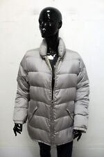 Moncler Giubbotto Donna Taglia 1 / 42 Giubbino Grigio Jacket Giacca Invernale
