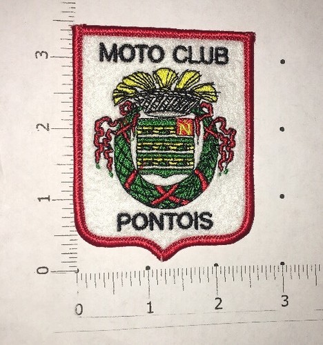 Patch moto club pontois - moto,