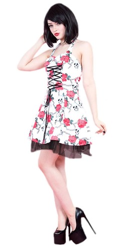 Hearts roses abito mini - hearts,