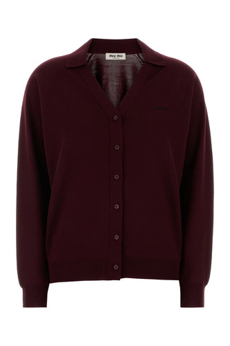 Miu brown wool - brown, cardigan