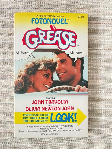 Grease fotonovel book 1978 - fotonovel,