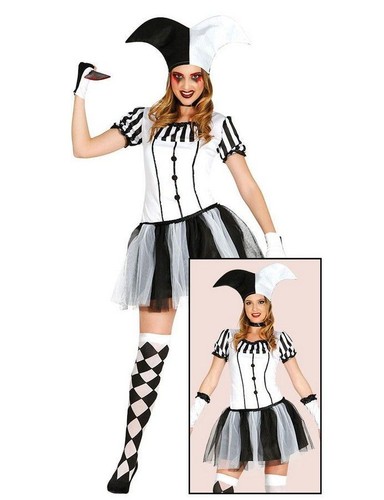Costume arlecchina joker - costume, -joker