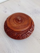 Antica Ciotola In Legno Intagliato. Diametro 13 Cm Altezza 7. Antiquariato 