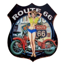 Targa di Latta " Route 66 "