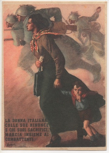 Boccasile donna italiana - boccasile, la