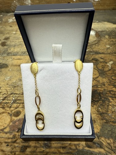 Orecchini goccia chimento oro
