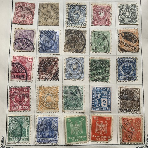 Francobolli impero tedesco - francobolli, x25