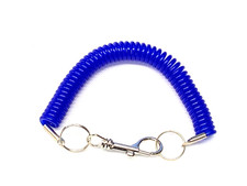 Portachiavi Vespa Piaggio Px Et3 A Molla Spirale Colore blu Fluorescente -