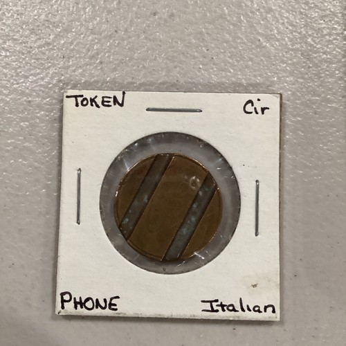 Vintage italian phone - phone, token