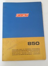 Fiat 850 Catalogo Parti di