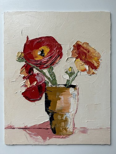 Quadro olio fiori