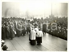 1938 MILANO Duca di BERGAMO assiste a benedizione colombi viaggiatori *Foto
