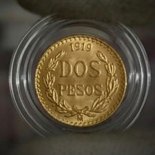 MESSICO RARO DOS 2 PESOS 1919