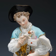 Statuina Meissen pastore con