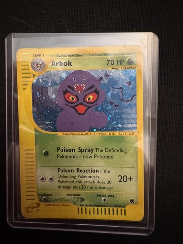 Pokémon arbok 165 holo - pokémon, 3/165