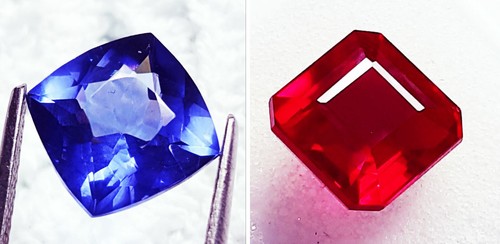 Tanzanite naturale rubino - tanzanite,