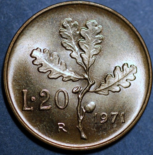 Italy lire 1971 - 20,