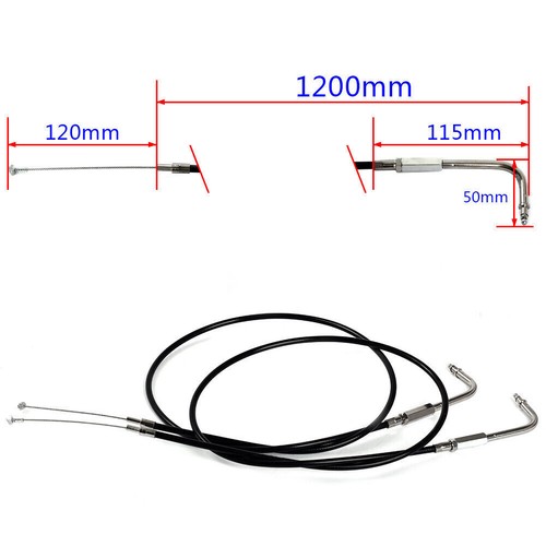 Cavo acceleratore 120cm pvc - cavo,