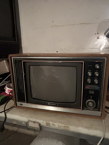 Sony vintage trinitron colour - sony,