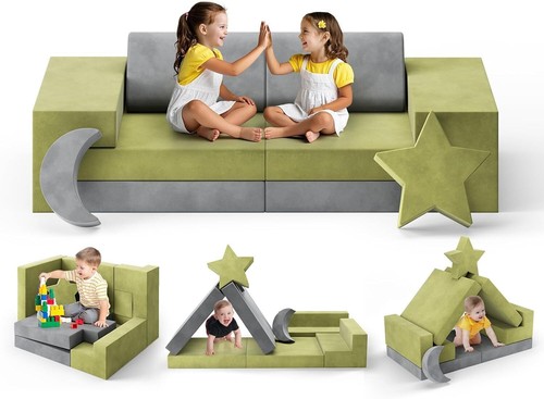 9pcs modular kids couch - 9pcs,