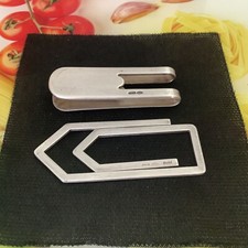 Lotto Oggetti argento Solido 2 Spilla Porta soldi Vintage