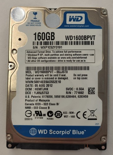Hard disk hdd western digital - hdd,