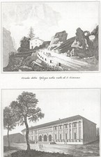 Due vedute, Mantova, Strada